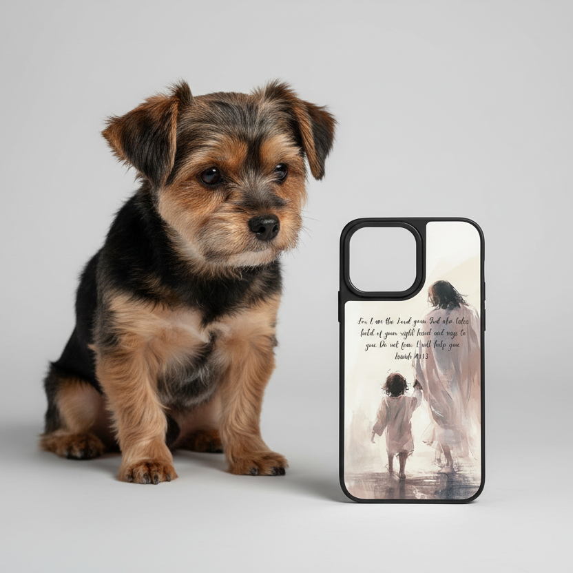 Jesus & me Isaiah 41:13 iPhone case