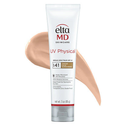 Elta MD UV 物理防水臉部防曬乳 SPF 41（有色）- 適合中性至油性肌膚