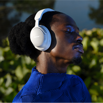 Bose New QuietComfort Ultra Headphones (White/ Sandstone/ Black)