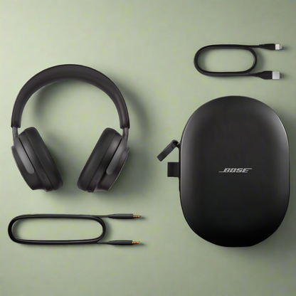 Bose New QuietComfort Ultra Headphones (White/ Sandstone/ Black)